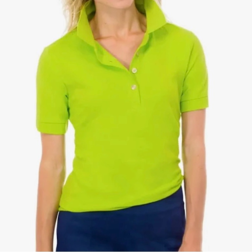 Gretchen Scott Gripeless-cotton Pique’ Polo Shirt
Lime